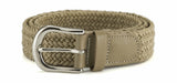 30mm Stretch Belt with Silver Coloured Buckle