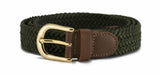 Ladies 1 inch (25mm) Stretch Belt with Gold Buckle