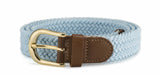 Ladies 1 inch (25mm) Stretch Belt with Gold Buckle