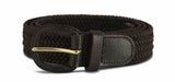 30mm Stretch Belt with Leather Covered Buckle